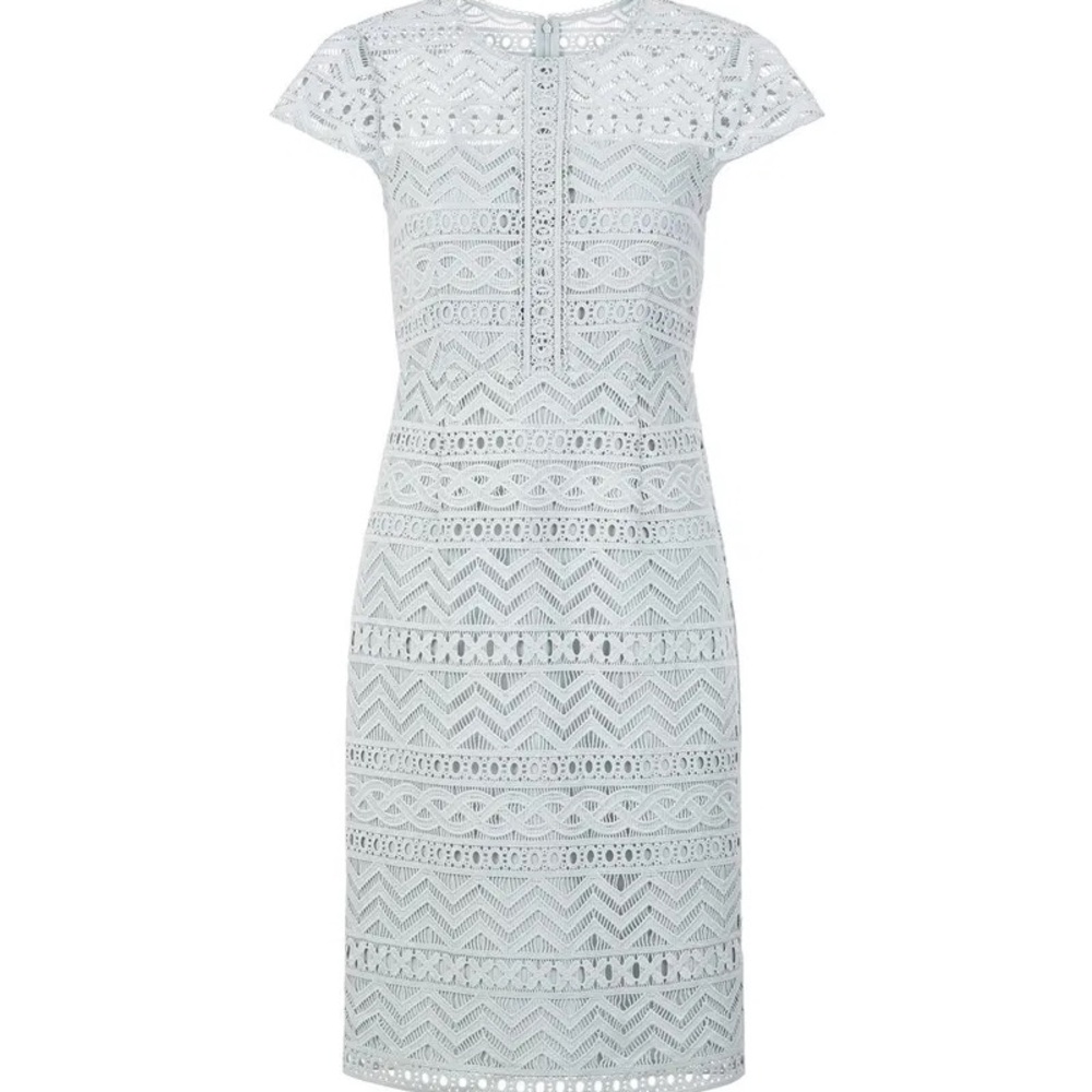 Hobbs London Jenna Dress in Willow Green US4/UK8